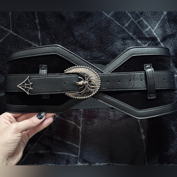 Killstar Accessories - Killstar • Funeral Web Waist Belt